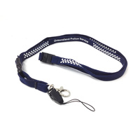 QLD Police Checkered Lanyard